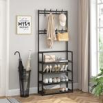 4-Floor Coat Hanger & Shoe Rack