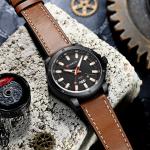 Men Luxury Brand Fashion Quartz Wristwatch With Leather Strap Casual Business Clock