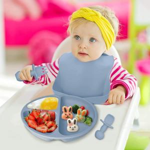 8 Pcs Silicone Toddler Feeding Set – Safe & Easy Baby Feeding Kit
