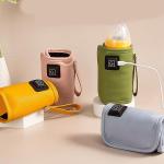 USB Baby Bottle Warmer – 3-Speed Safe & Fast Milk Warmer