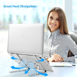 Aluminum Laptop Stand – Adjustable & Durable
