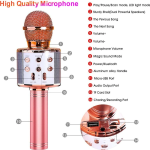 858 Bluetooth Karaoke Mic – Portable Wireless Microphone