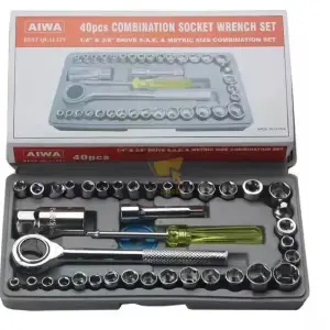 40-in-1 Complete Tool Kit | Socket Wrenches & Screwdrivers Set