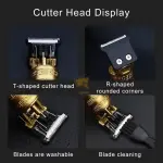 Professional T9 Electric Hair Clipper | Rechargeable Barber Trimmer for Men