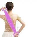 Silicone Back Scrubber & Bath Brush – Body Scrub Massage Towel