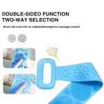 Silicone Back Scrubber & Bath Brush – Body Scrub Massage Towel