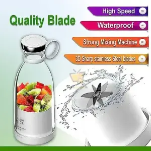 Portable USB Mini Blender | Rechargeable Electric Juice Bottle