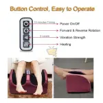 Shiatsu Foot Massager with 20 Massage Balls | Heated Kneading & Vibrating