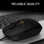 HP M10 Wired USB Optical Mouse – Mini Laptop & Desktop Mouse
