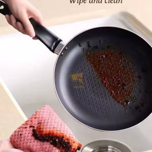 Coral Velvet Dish Cloth | Absorbent Non-Stick Oil Cleaning Towel